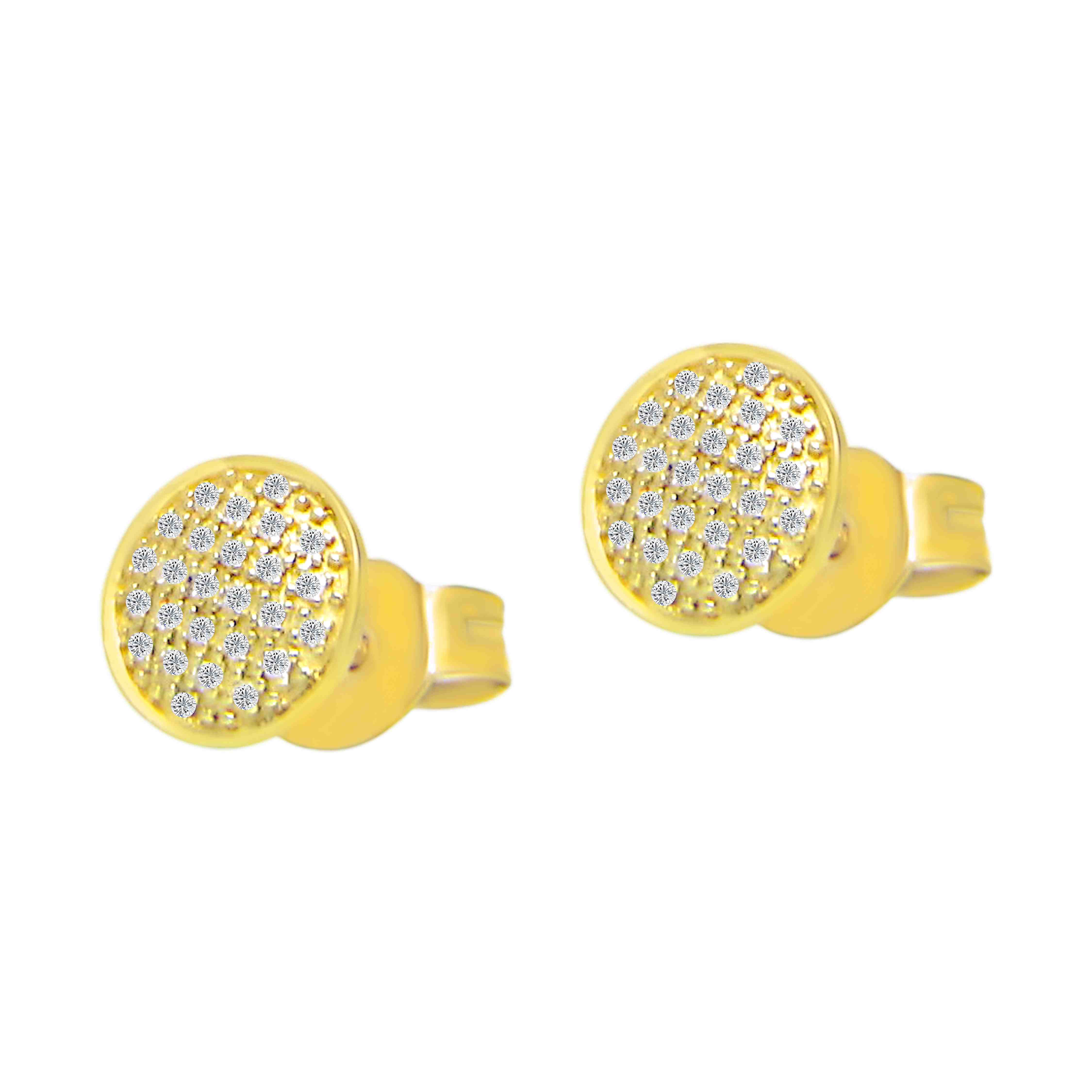 Round Stud Earring ER23001A